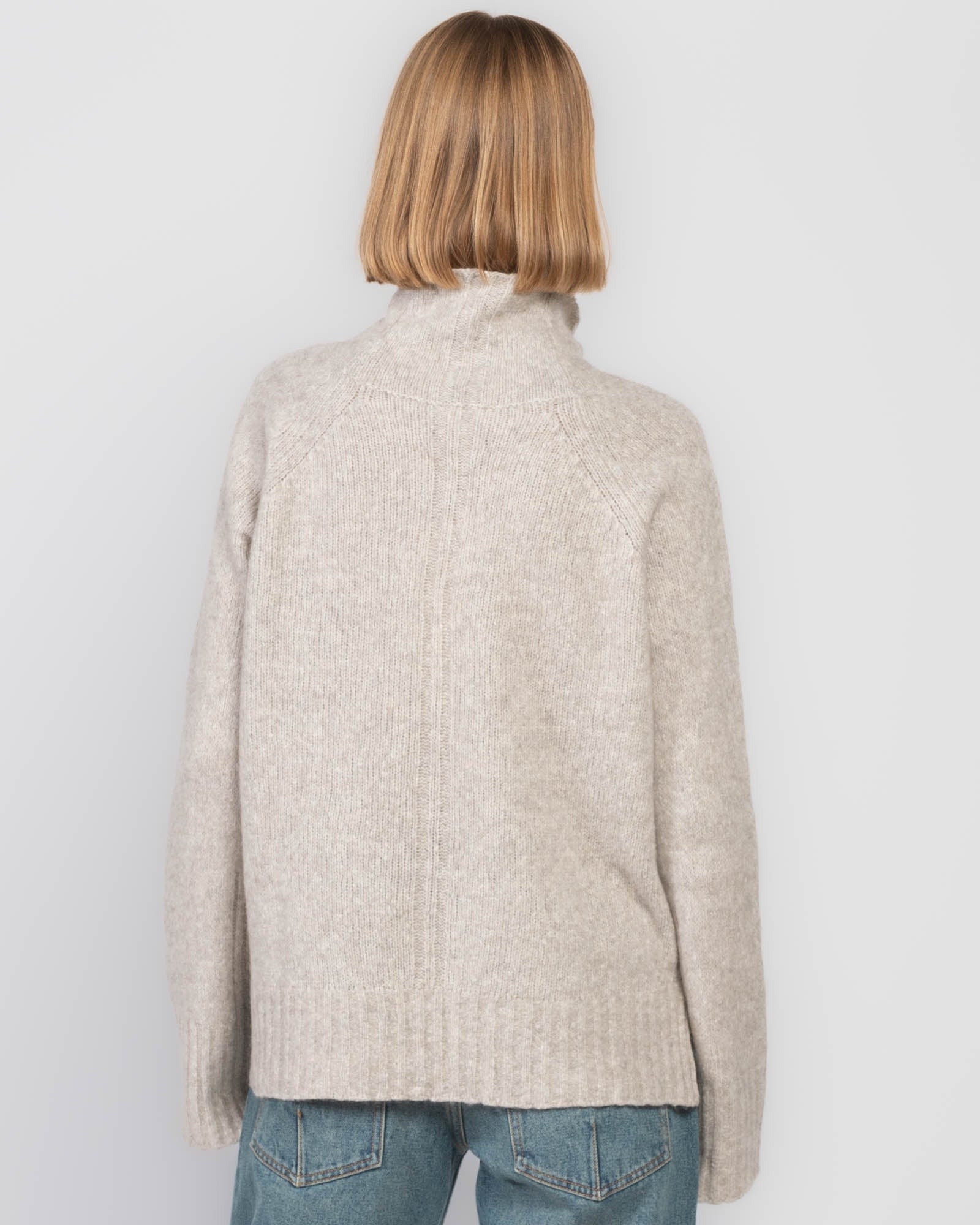 Pull à col cheminée