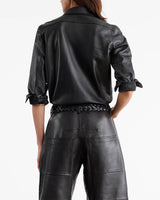 Ava Leather Shirt