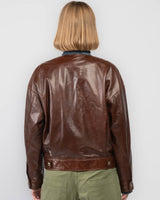 Deja Leather Bomber