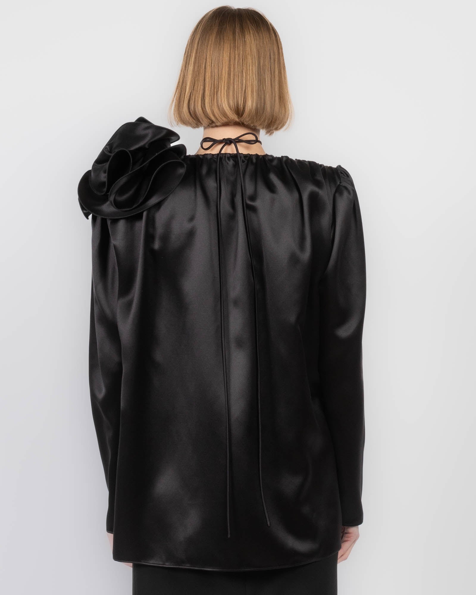 Shirred Flower Blouse