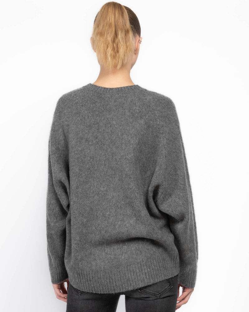 Pullover With High Edge