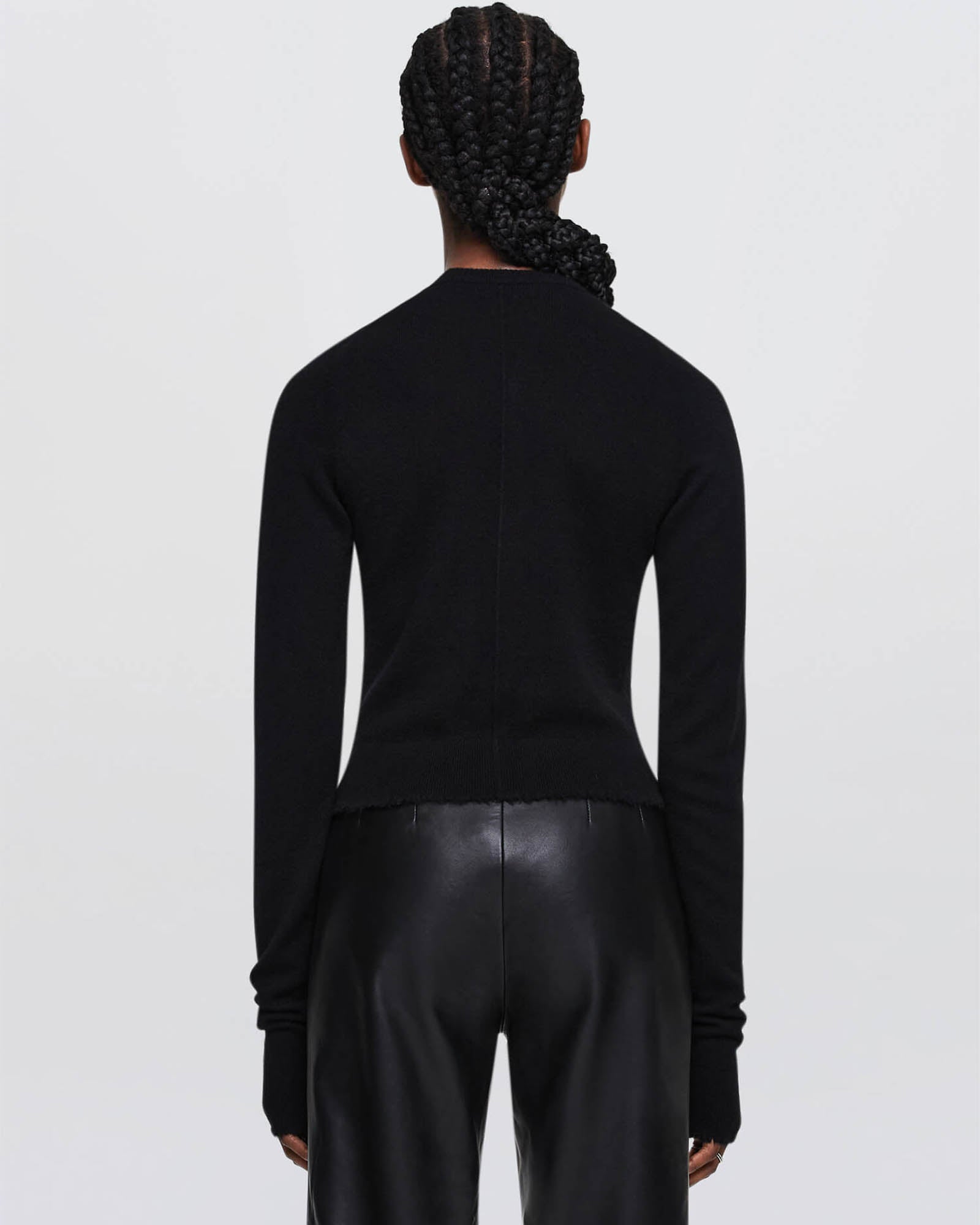 Cardigan ras du cou en cachemire