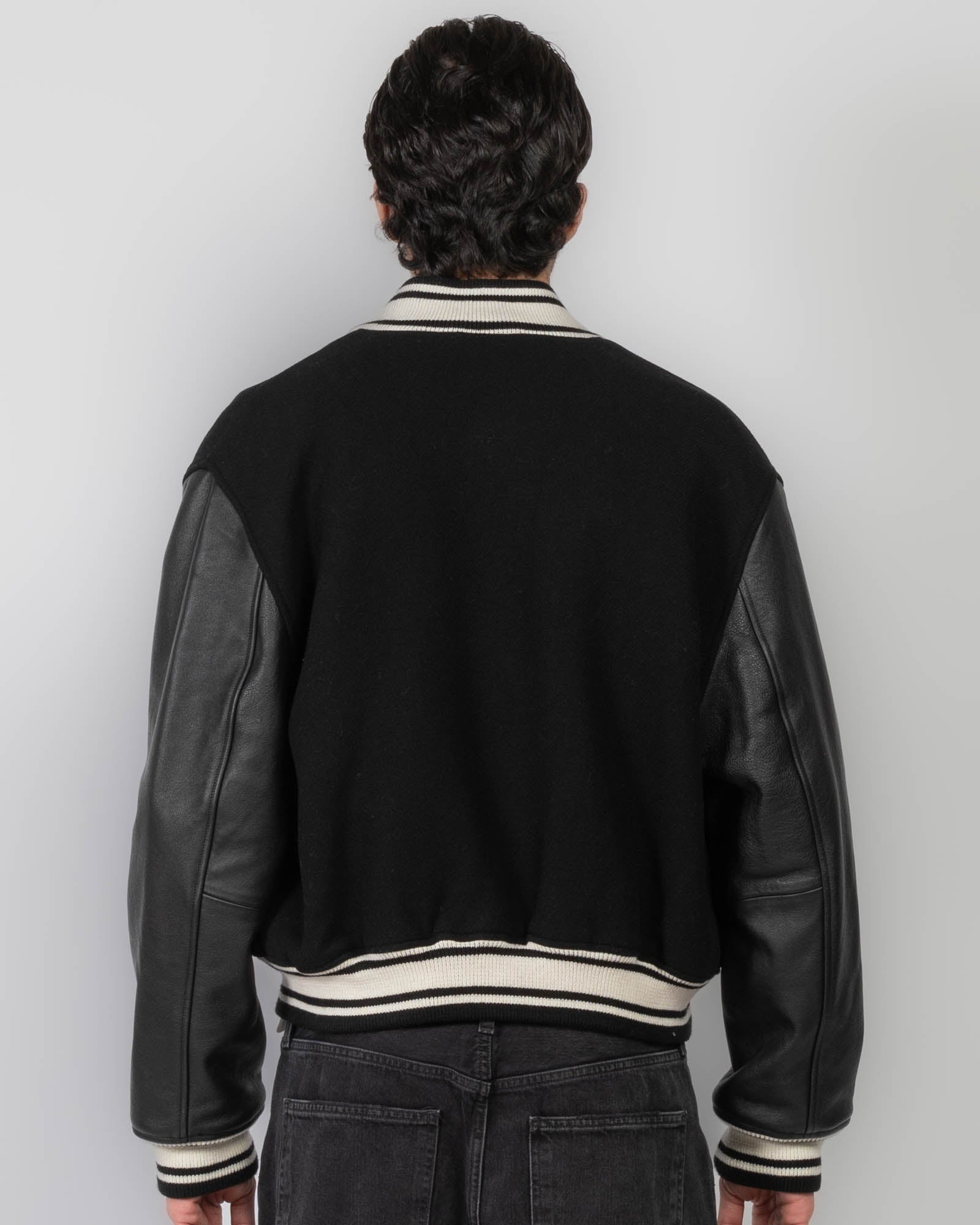 Varsity Wool Leather Jacket