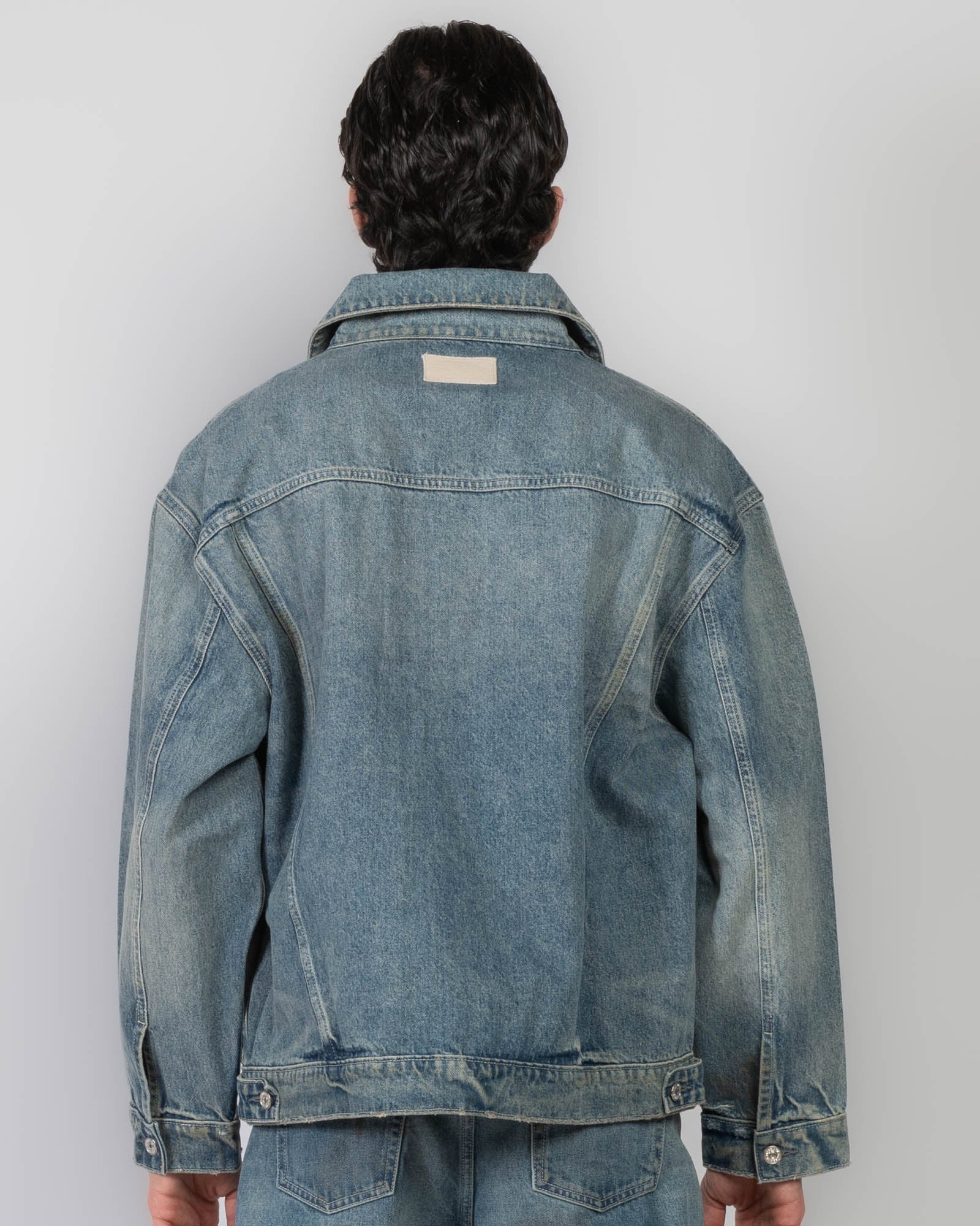 Veste en jean surdimensionnée