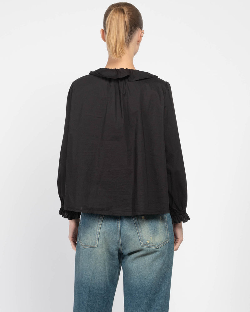 Poplin Collar Top