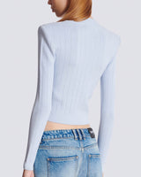 V-Neck Knit Cardigan