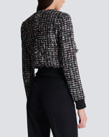 Button Tweed Blouson