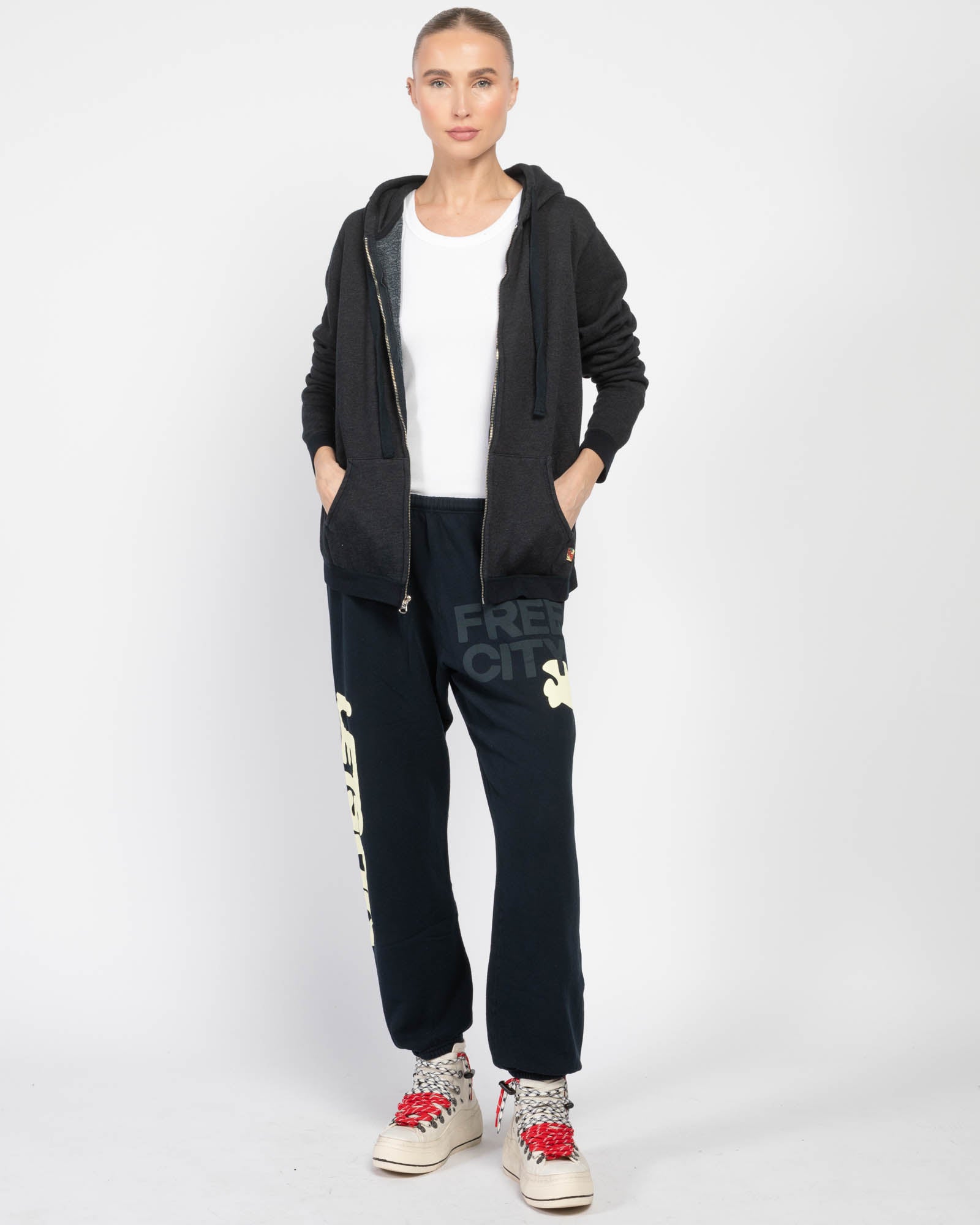 FREE CITY Circa' 99 Fluff Zip Hoodie | TNT - The New Trend