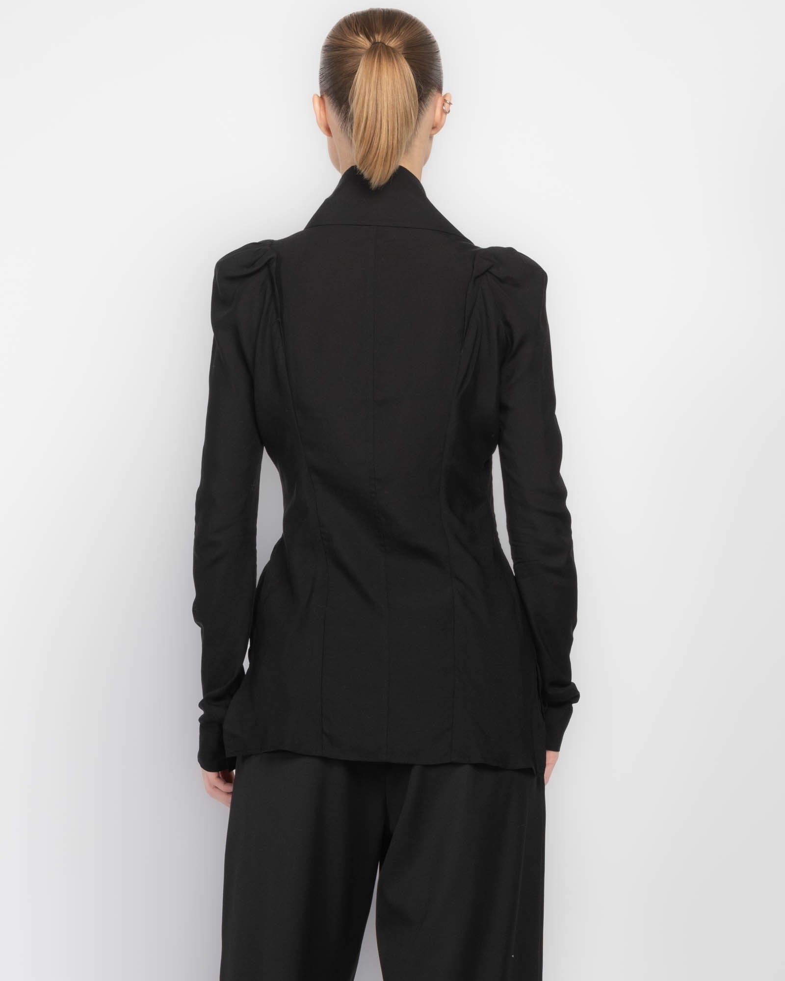 YOHJI YAMAMOTO Puff Sleeve Blouse | TNT - The New Trend