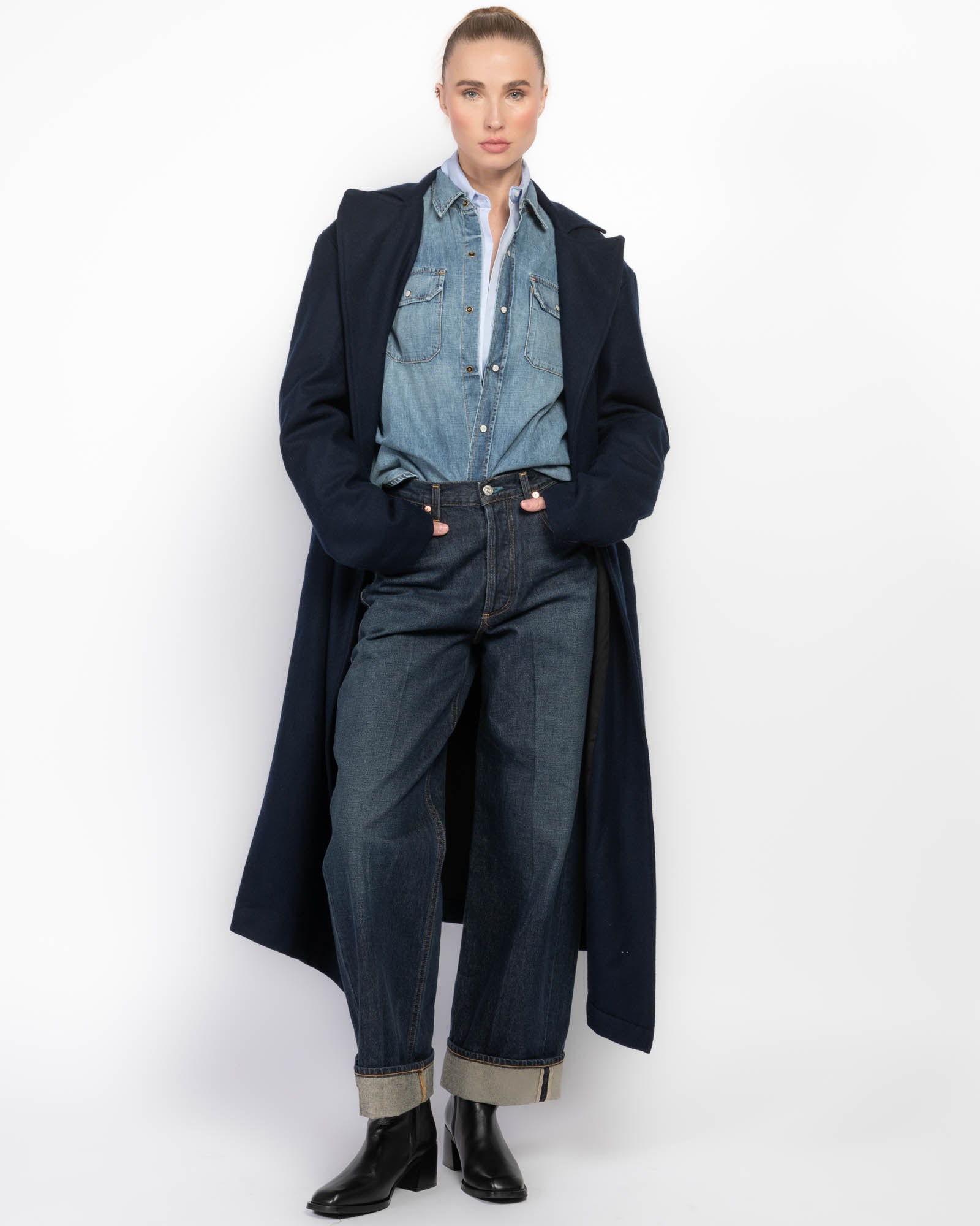 GREG LAUREN Button Spine Coat