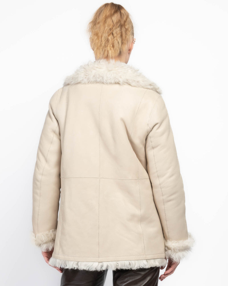 Milky Way Shearling Coat