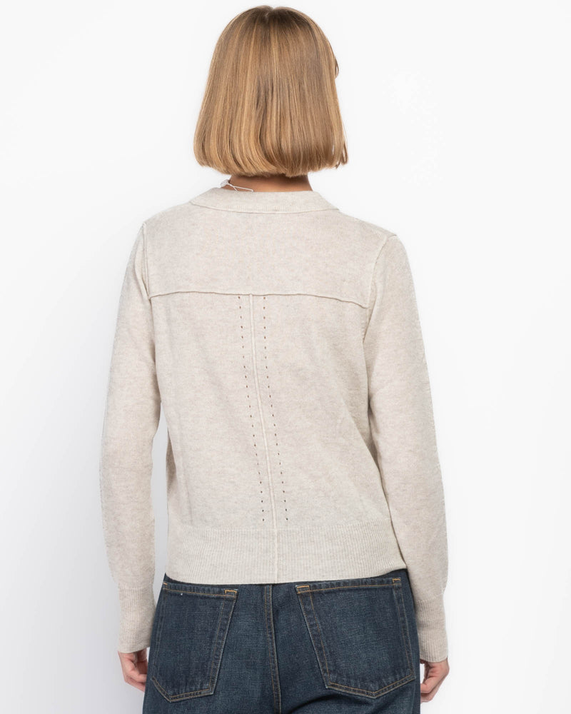 Cropped Reverse Seam Sweater