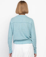 Cropped Reverse Seam Sweater