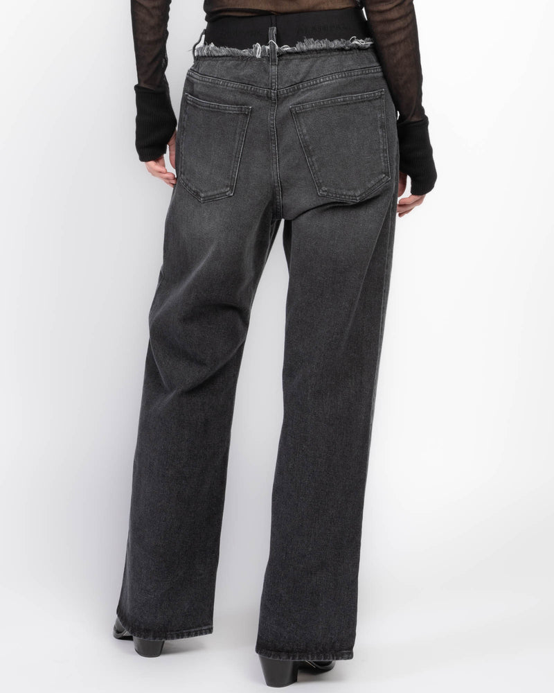 Denim Elastic Pants