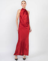 Halter Drape Dress