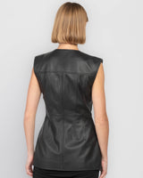 Gia Leather Top