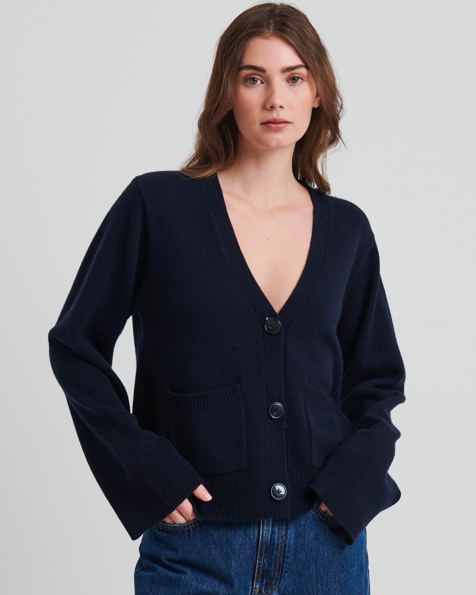 PATRICK ASSARAF Nano Cashmere Relax Cardigan