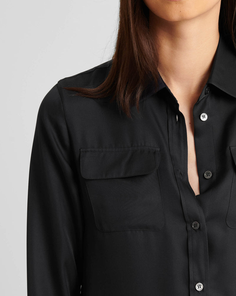 Silk Utility Shirt