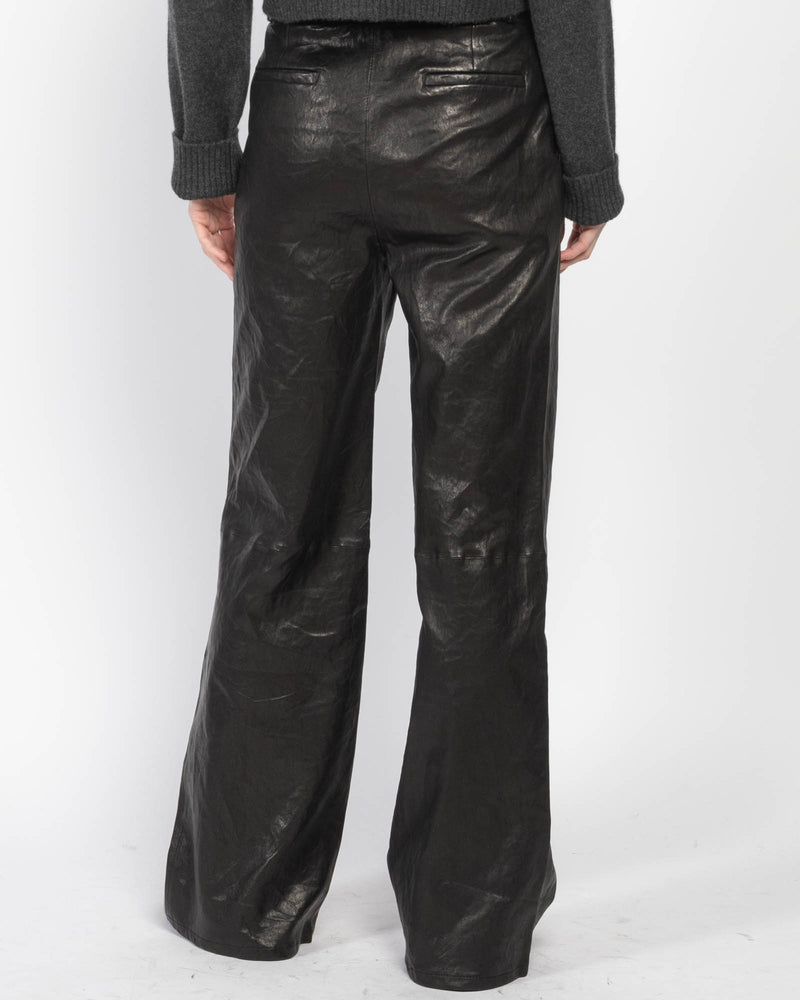 Relaxed Leather Trousers