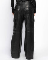 Leather Track Pants