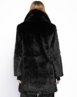 Faux Fur Mid Coat