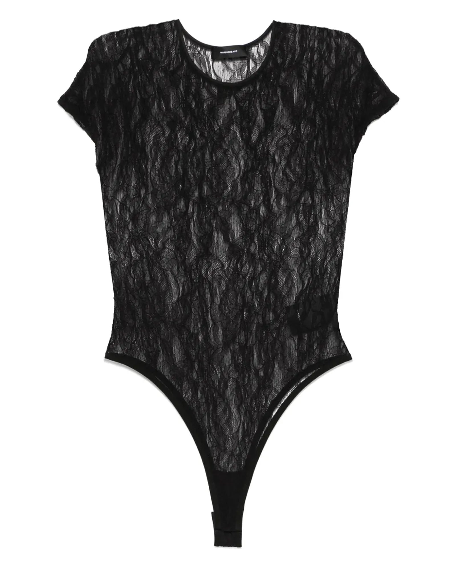 Lace Cap Sleeve Bodysuit