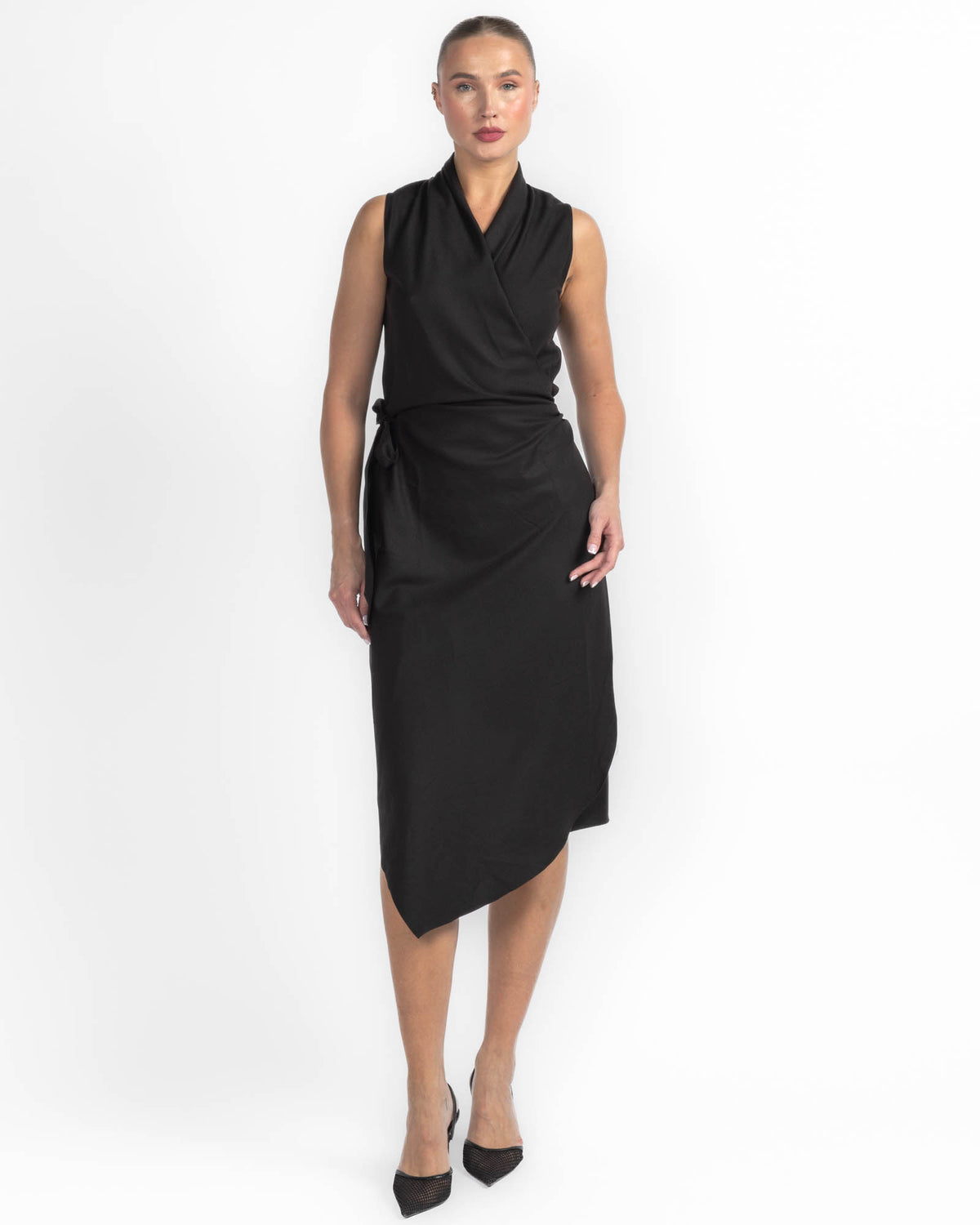 Victor Dress Heavy Satin