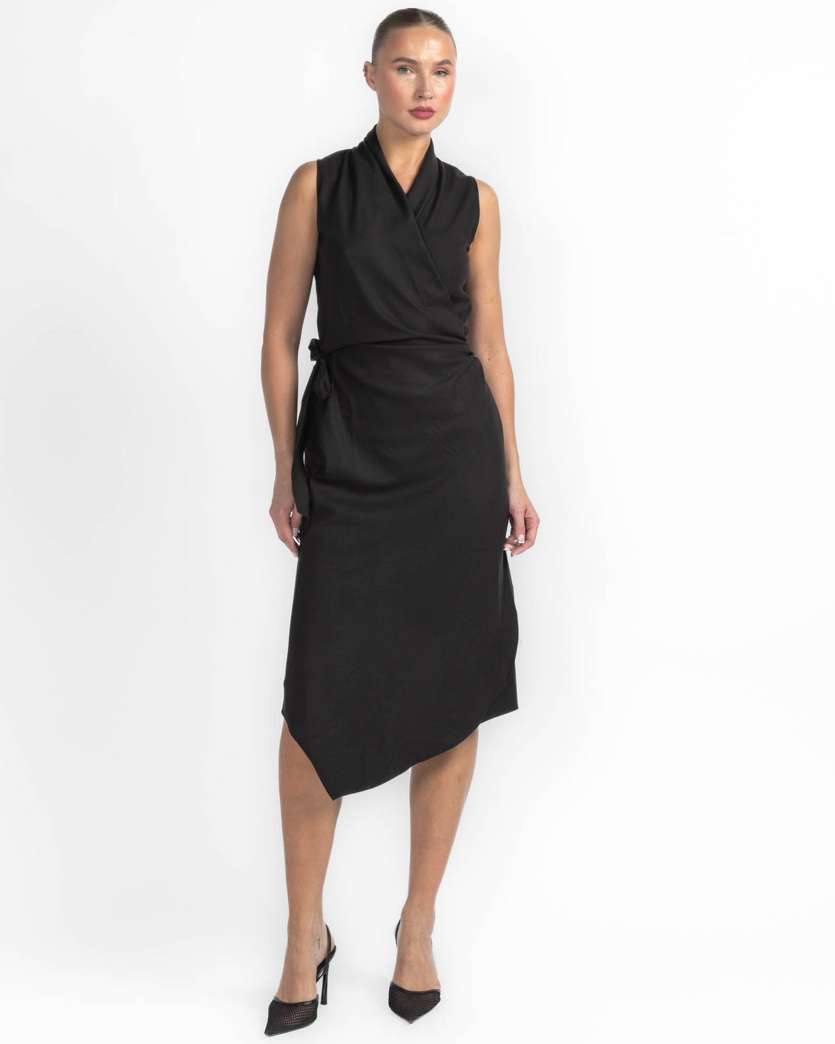 Victor Dress Heavy Satin