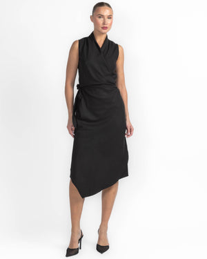 Victor Dress Heavy Satin