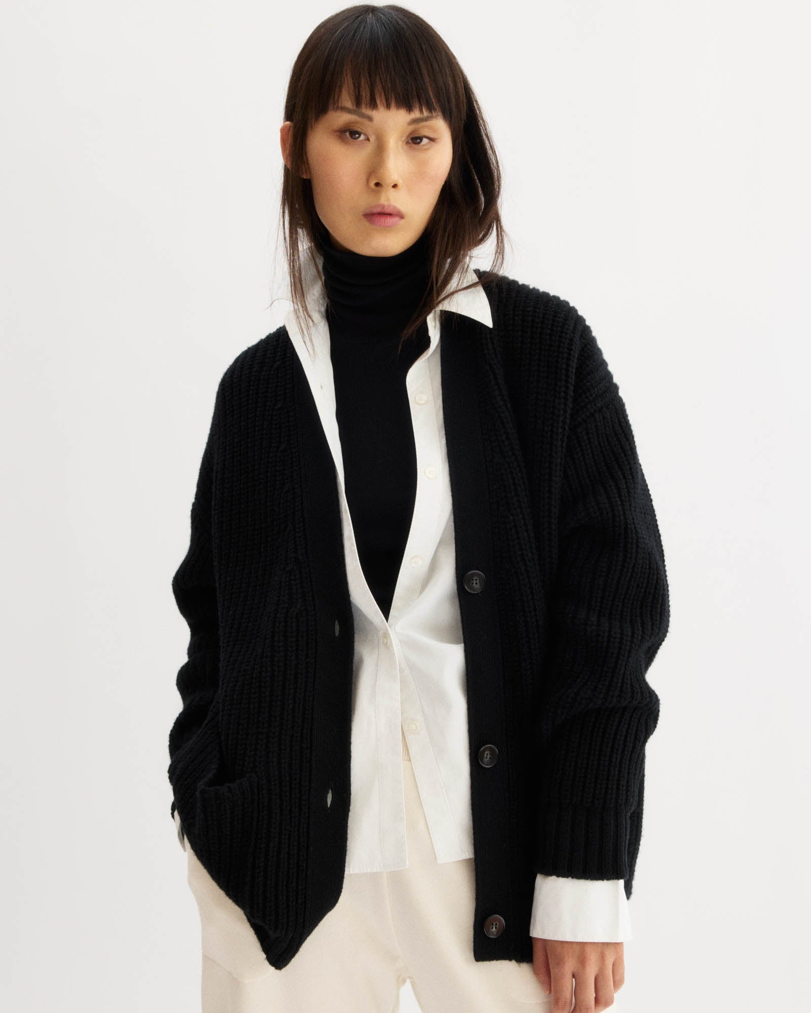 Cardigan grand-père Bedford