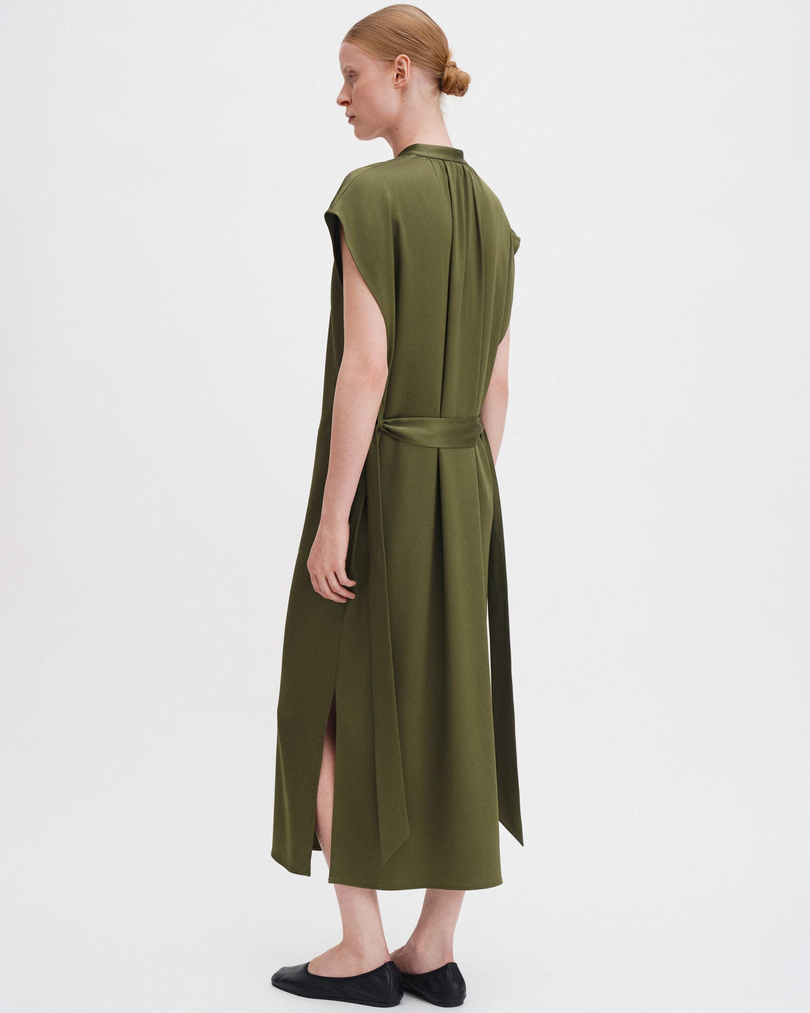 Belt Collar Dress