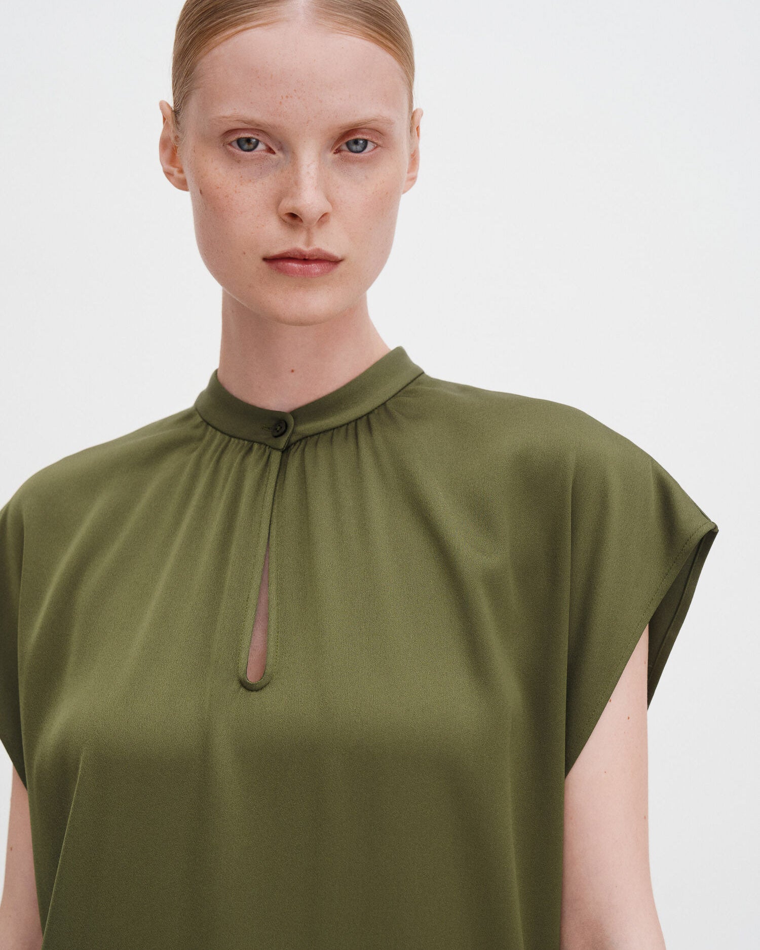 Belt Collar Dress