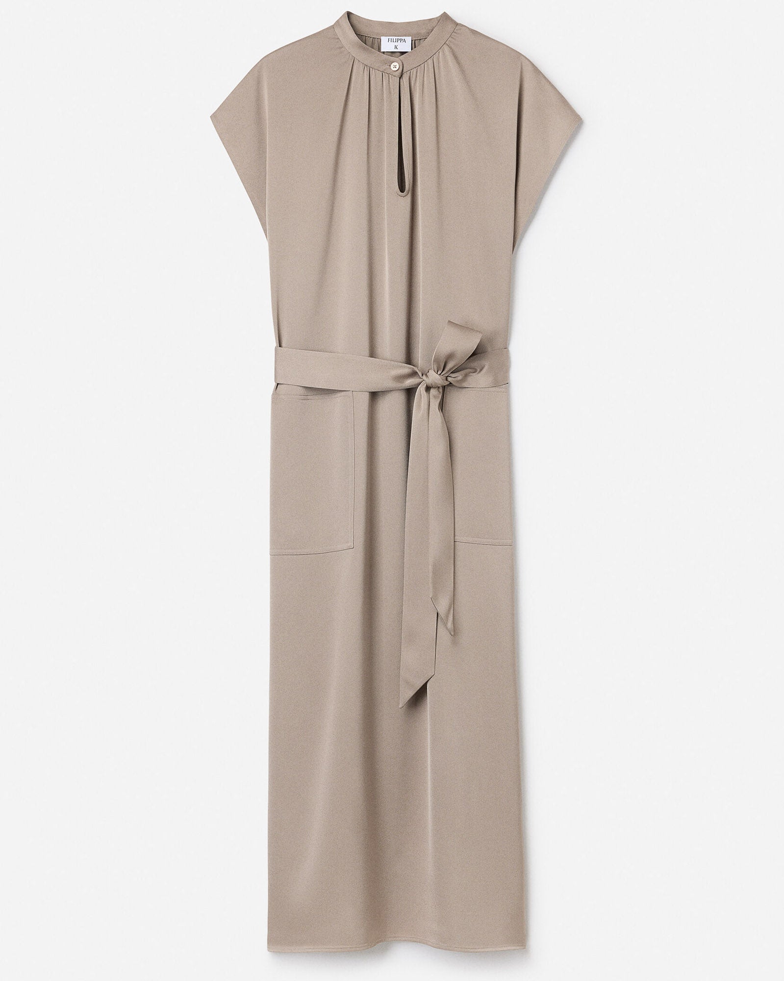 Belt Collar Dress