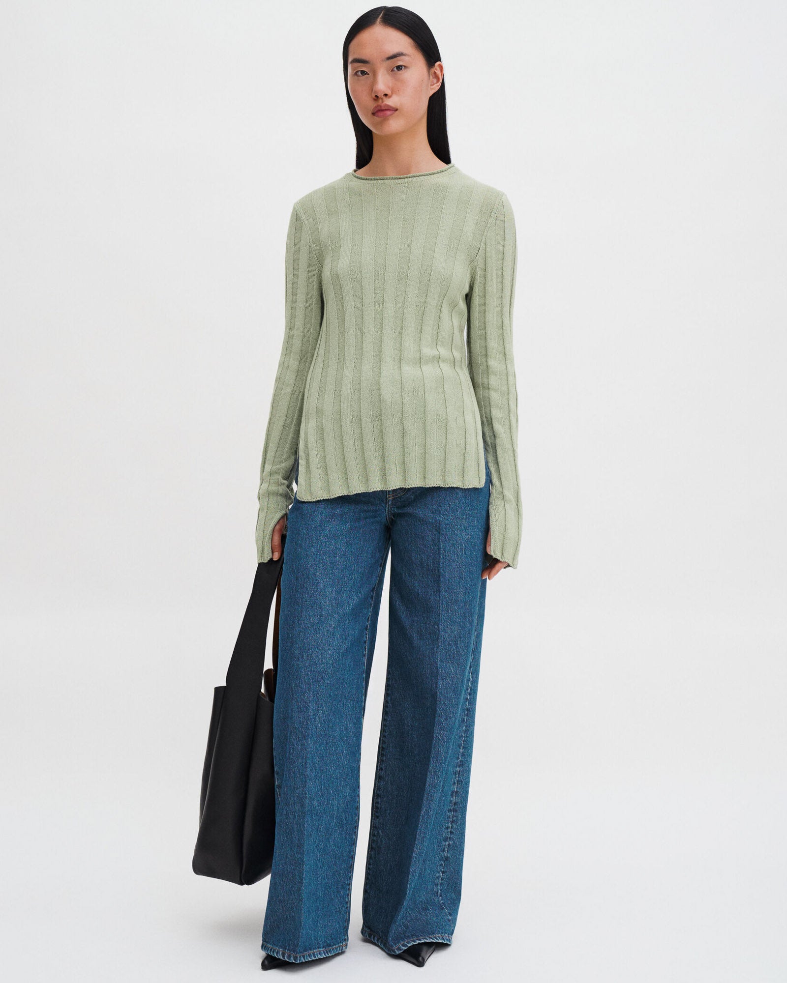 Linen Rib Sweater