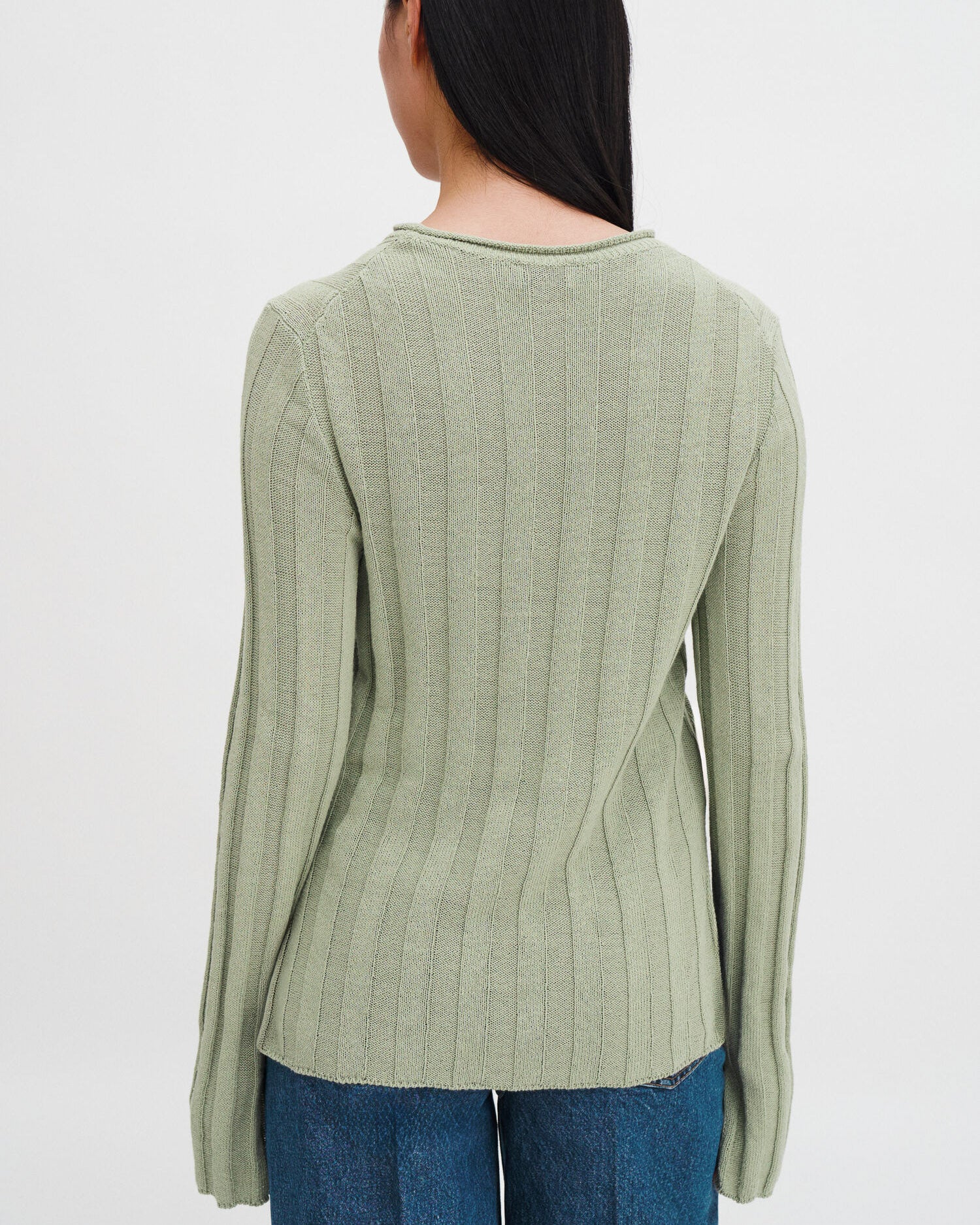 Linen Rib Sweater