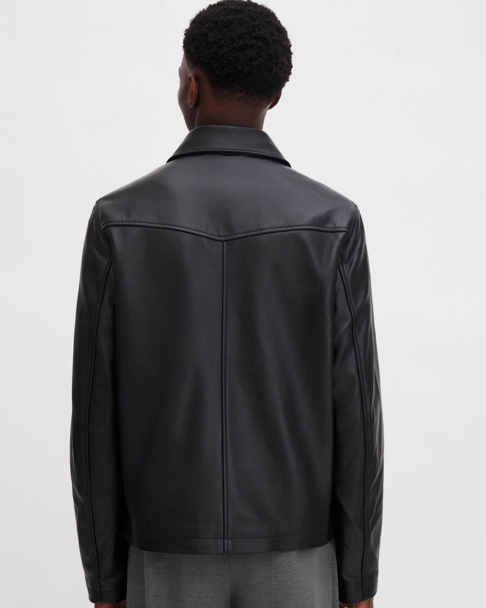 Leather Coach Jacket