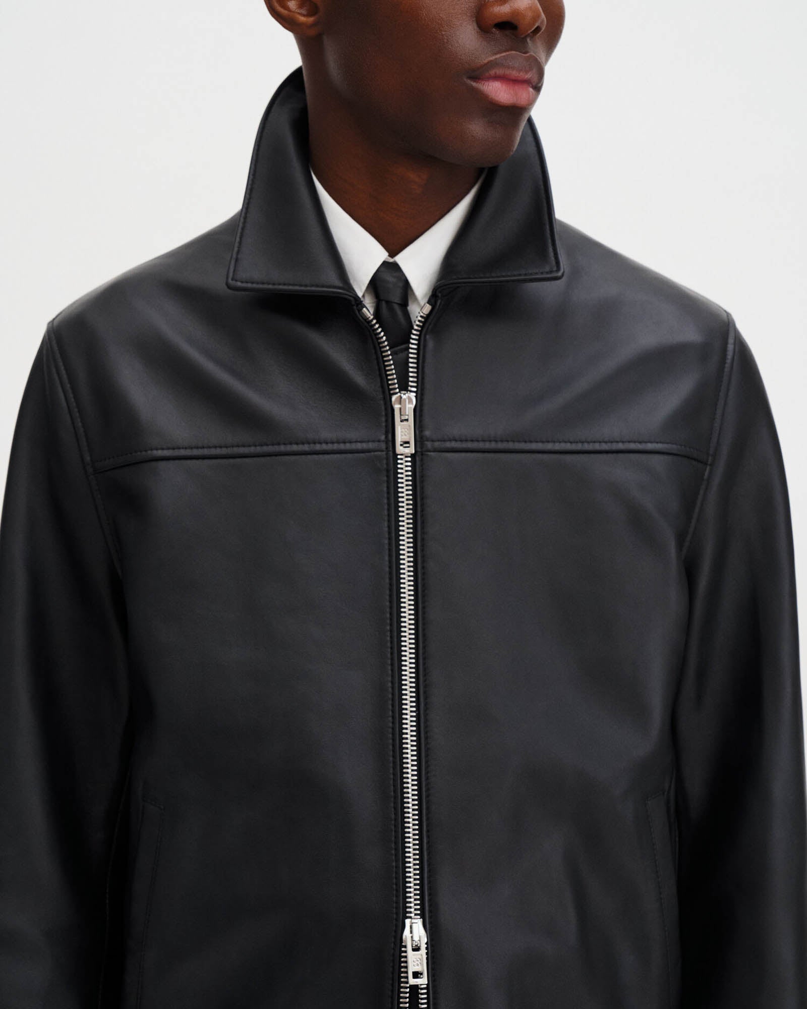 Leather Coach Jacket