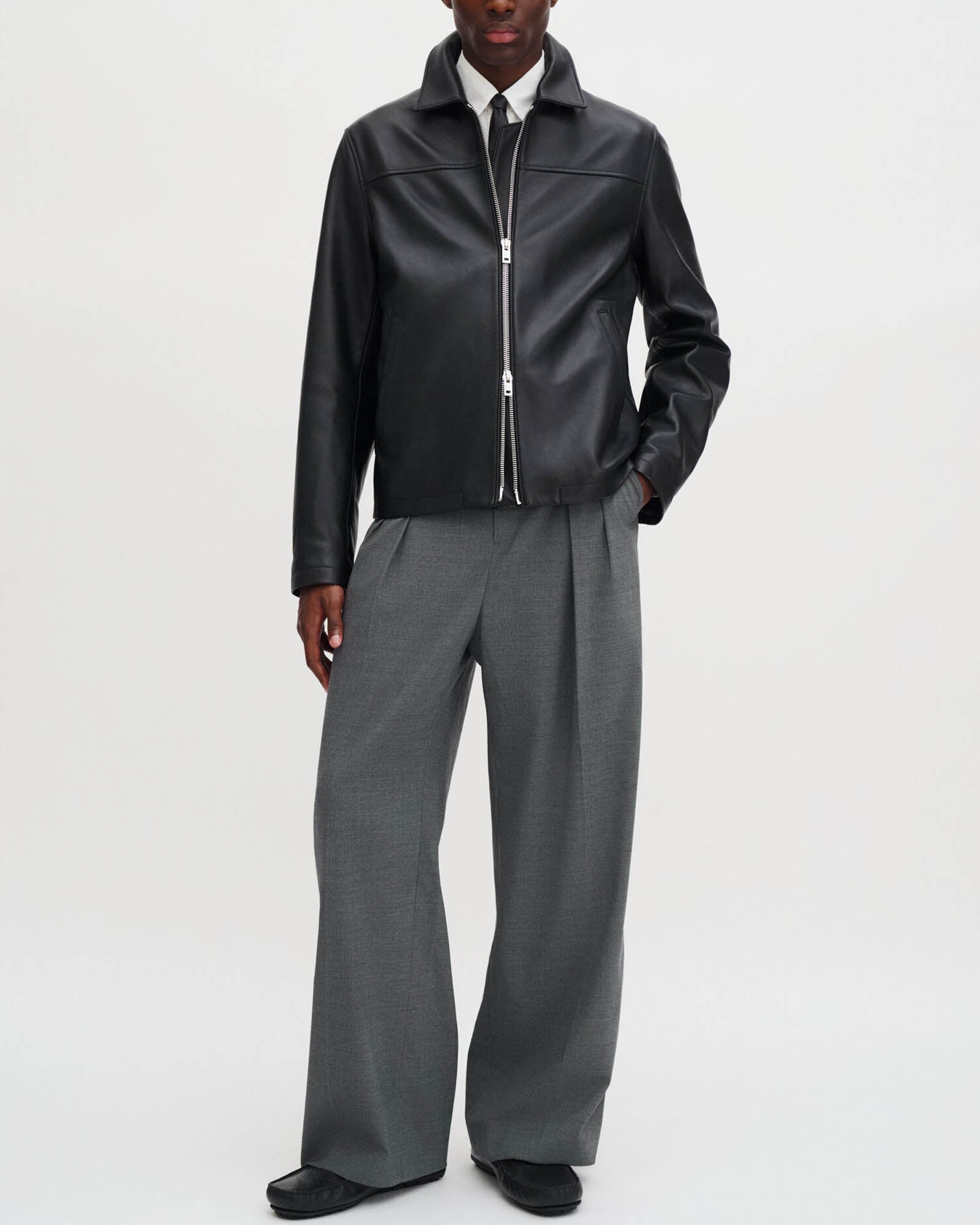 Leather Coach Jacket