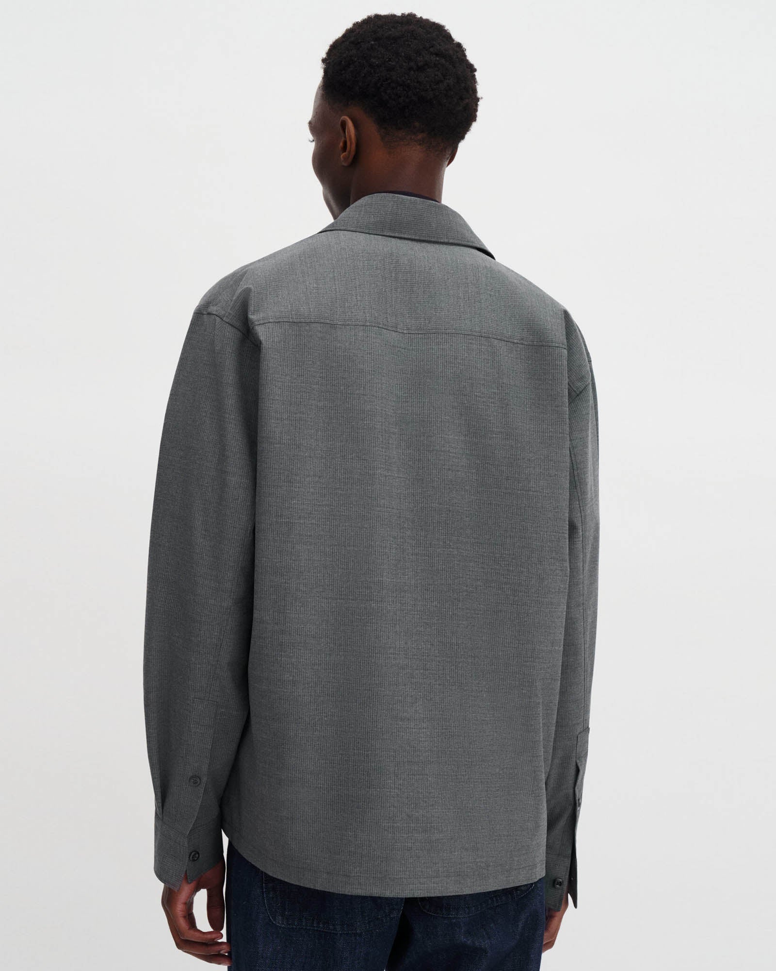 Pinstripe Track Shirt