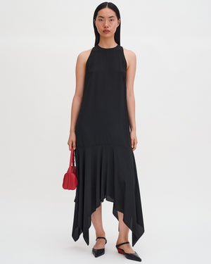 Scarf Hem Dress