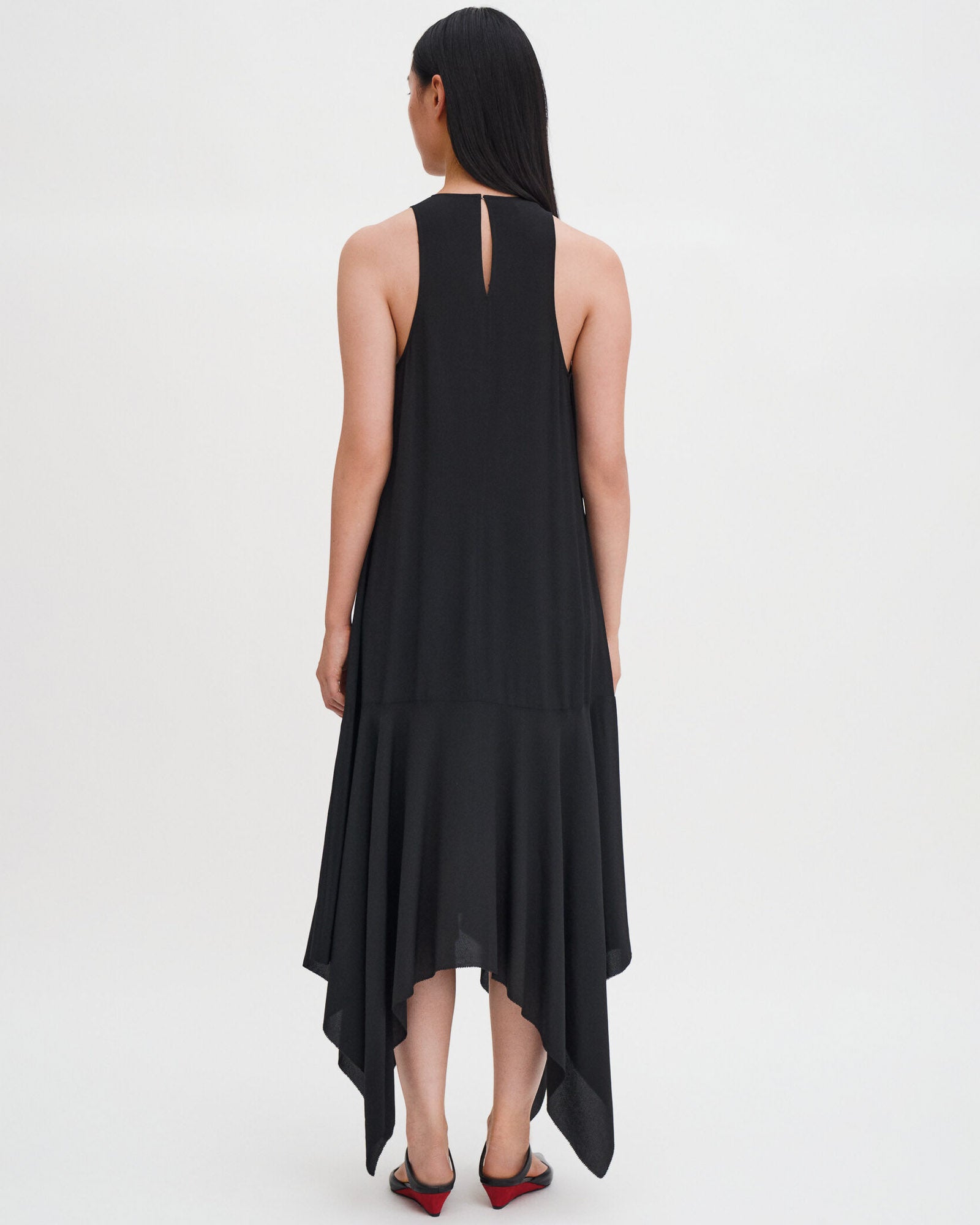 Scarf Hem Dress