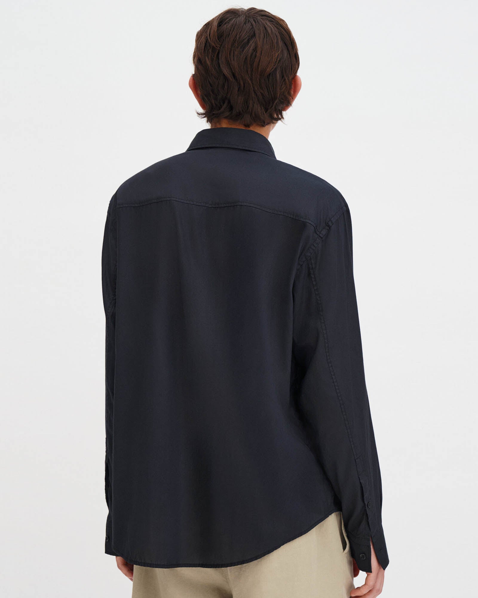 Relaxed Voile Shirt