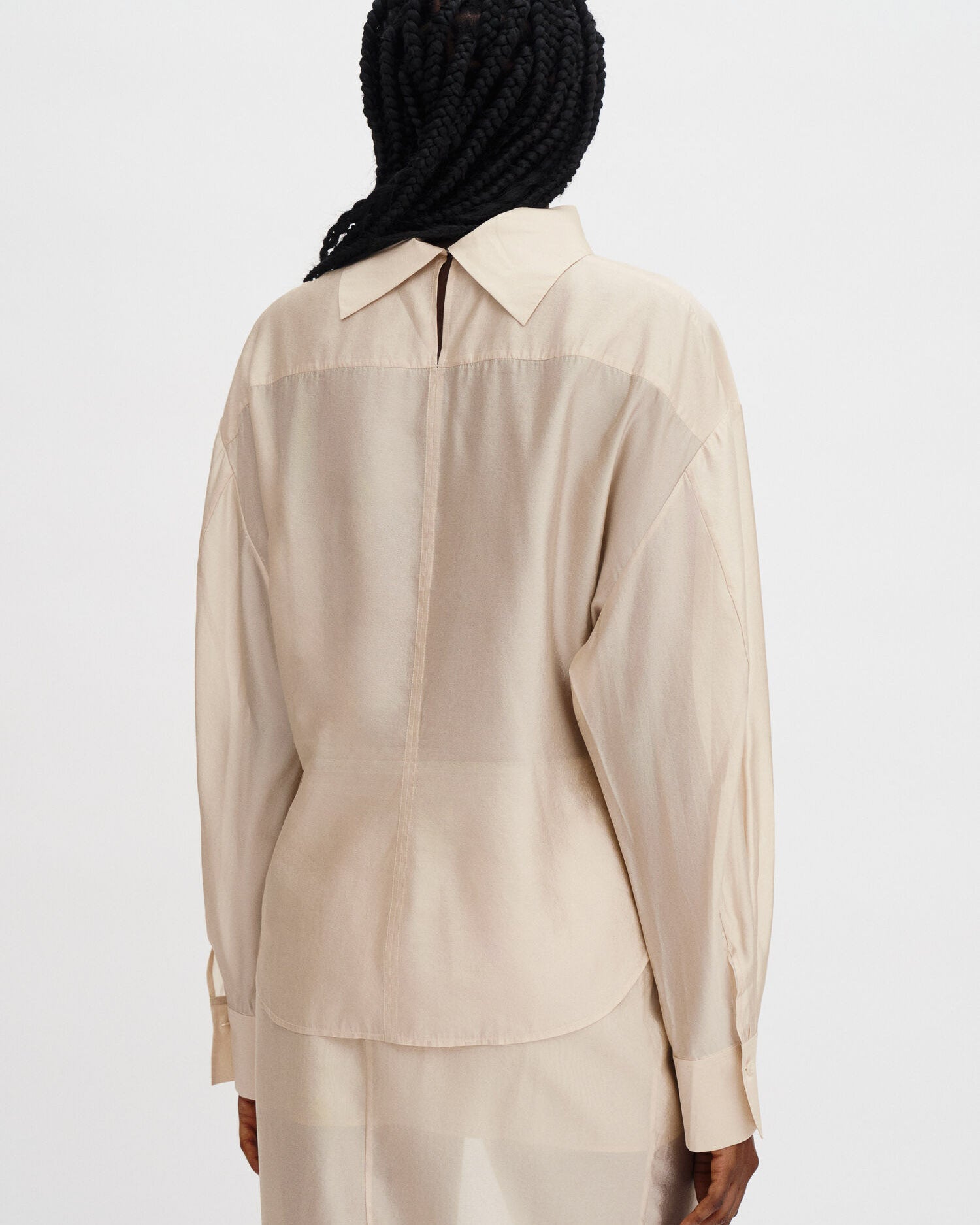 Fold Collar Blouse