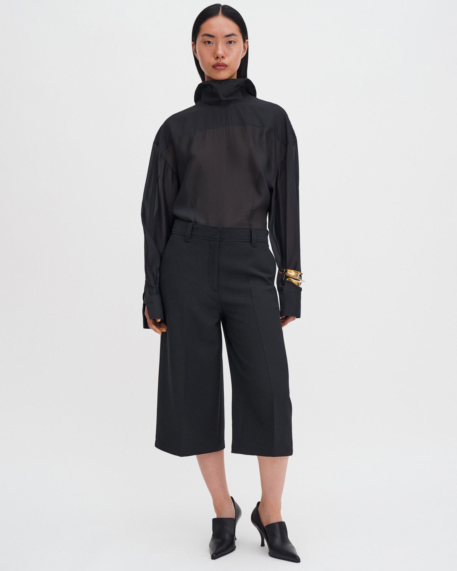 Fold Collar Blouse