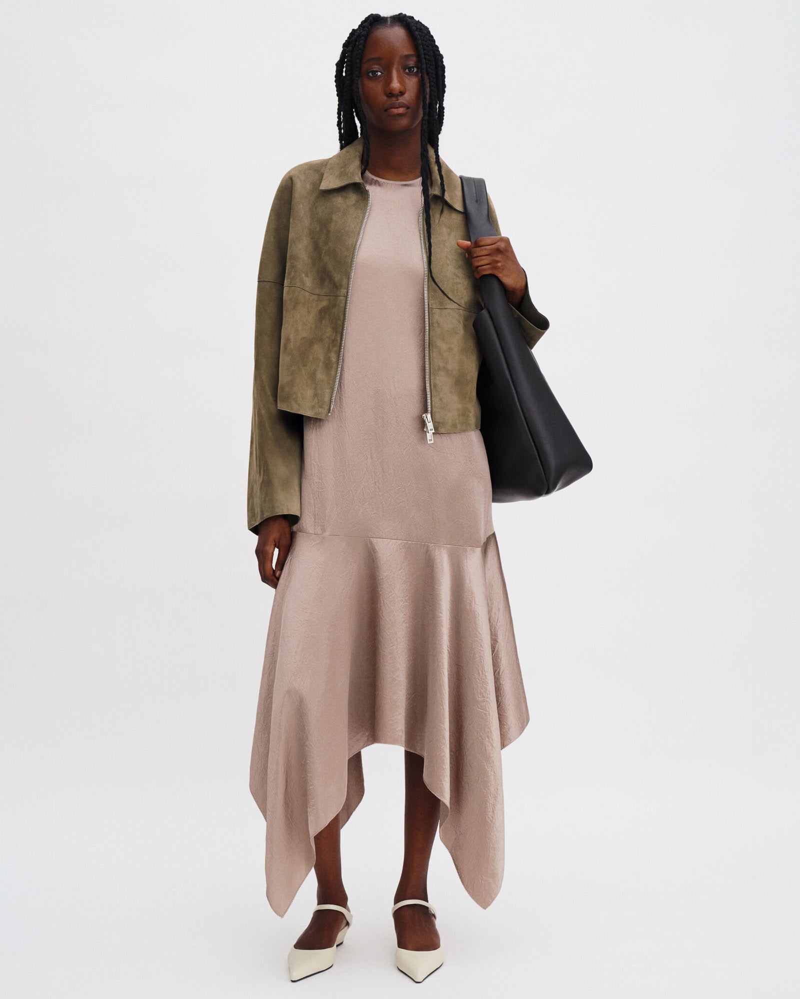 Scarf Hem Dress