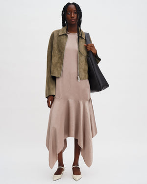 Scarf Hem Dress