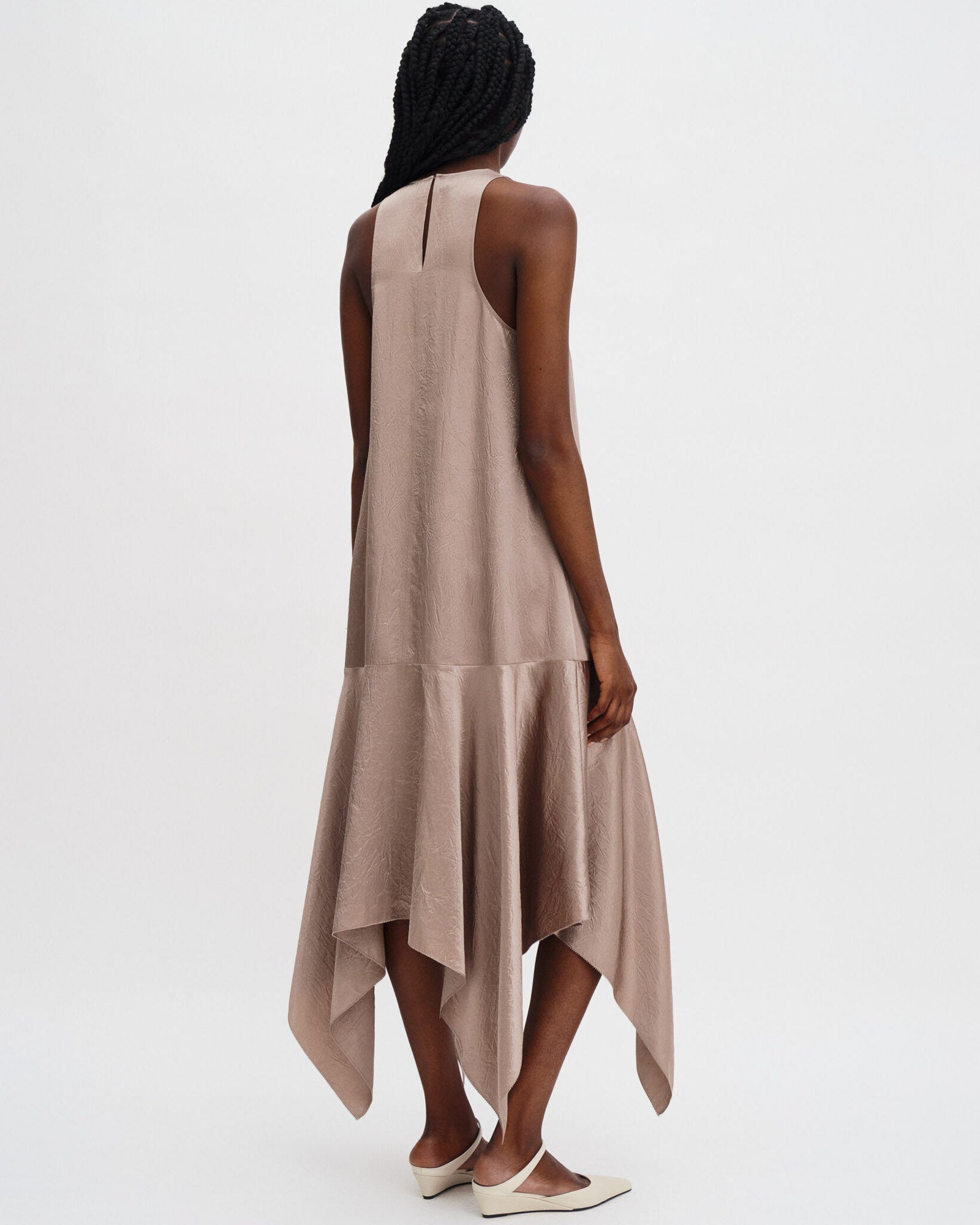 Scarf Hem Dress