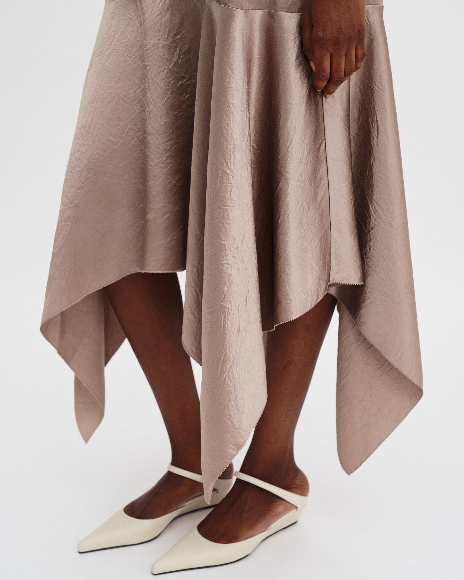 Scarf Hem Dress