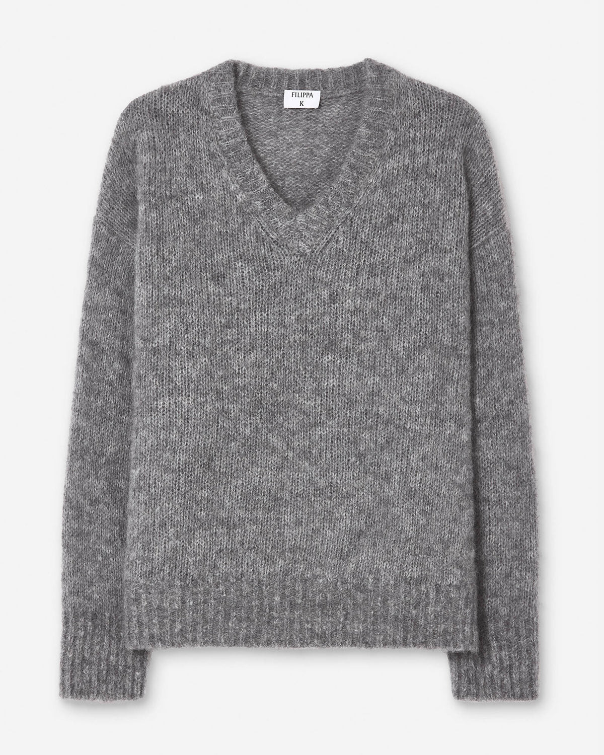 Hairy V-Neck Sweater