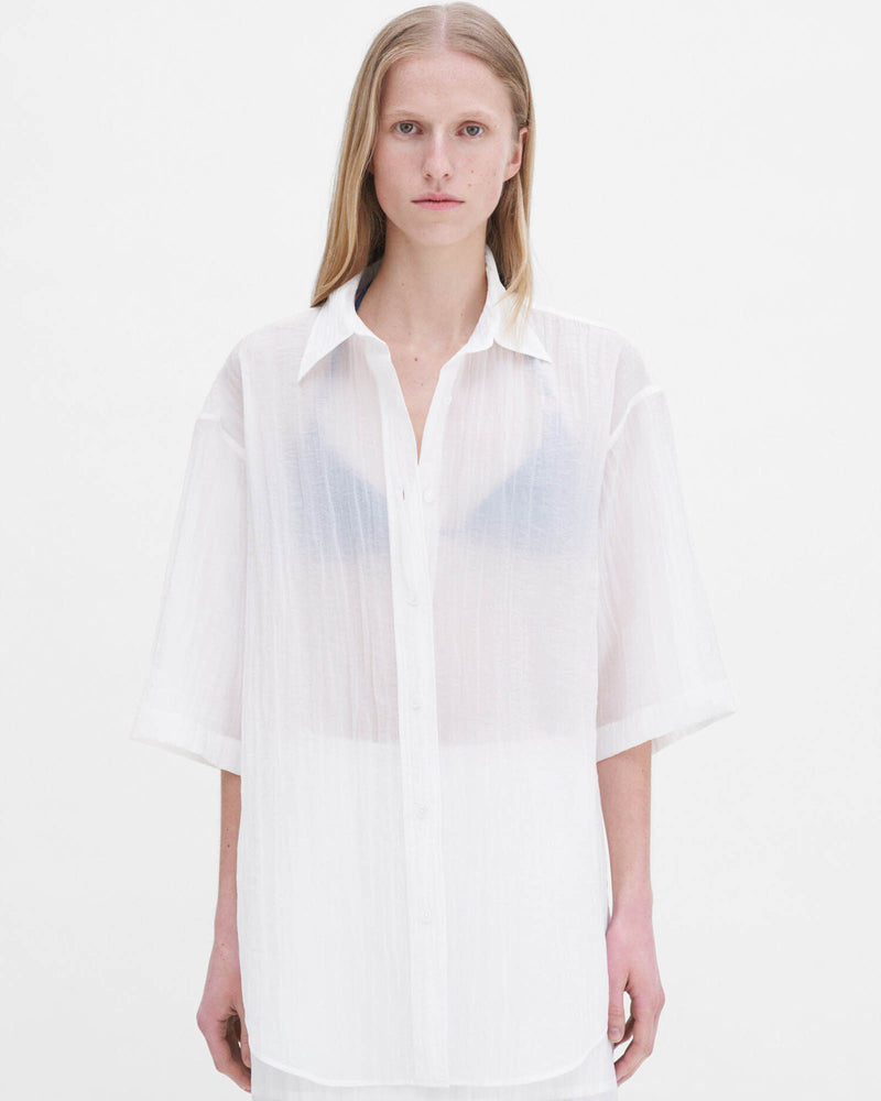 Short Sleeve Crinkle Shirt